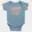 Humans Ah Da Neenga Ellam? Short Sleeve Baby Onesie in Light Blue Color